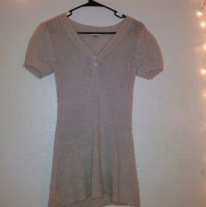 Knitted white shirt